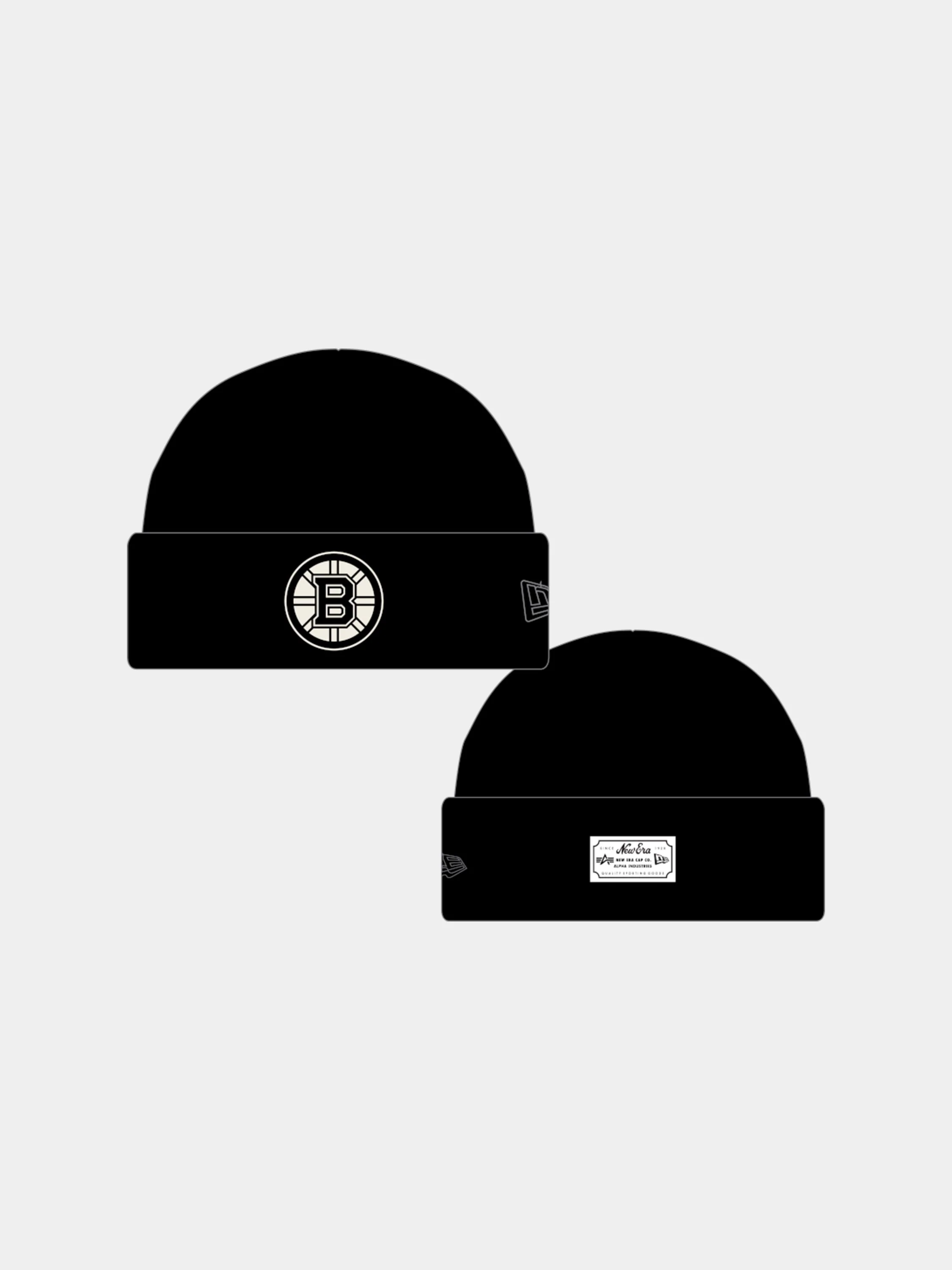 BOSTON BRUINS X ALPHA X NEW ERA SHORT CUFF BEANIE - Image 4