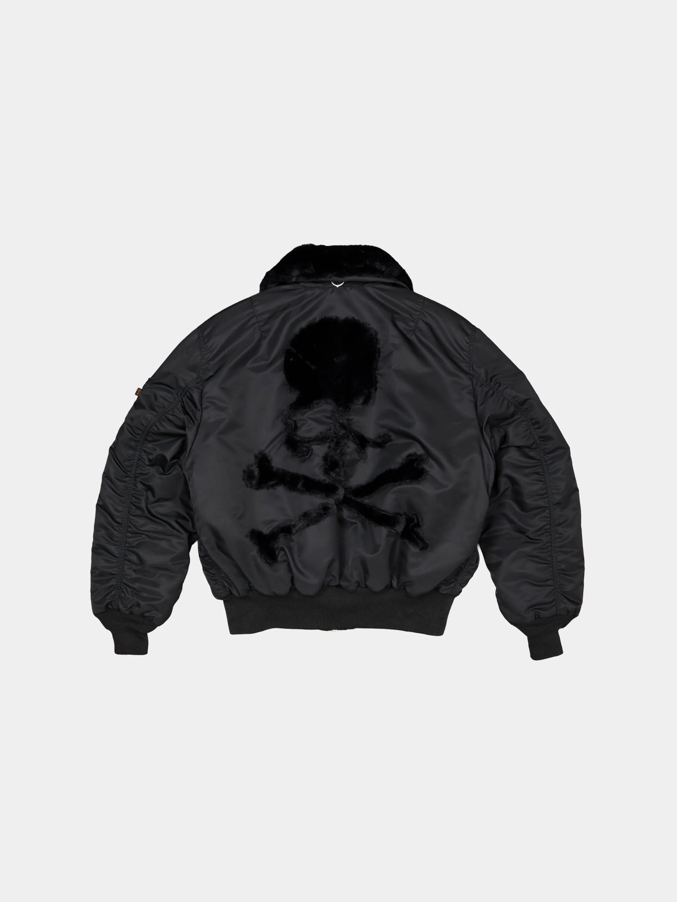 ALPHA X MASTERMIND REVERSIBLE FAUX MOUTON B-15 FLIGHT JACKET - Image 5