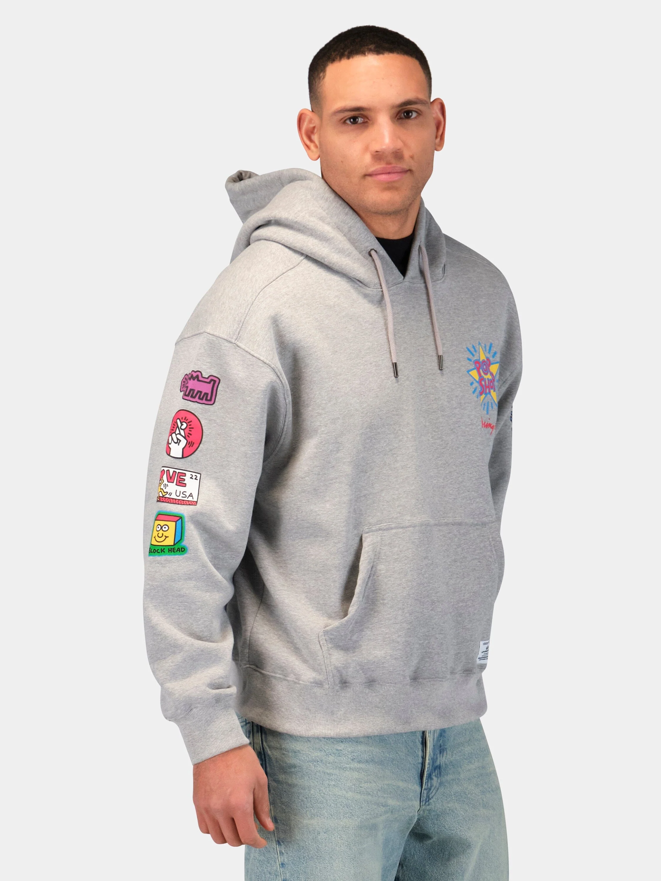 KEITH HARING X ALPHA POP SHOP GRAPHIC HOODIE - Image 6