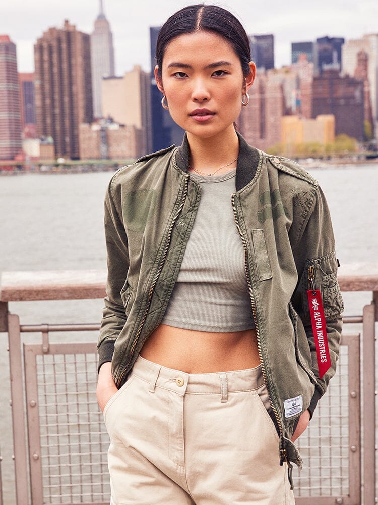 WOMEN'S M-65 CARGO PANT (LIMESTONE) - Image 4