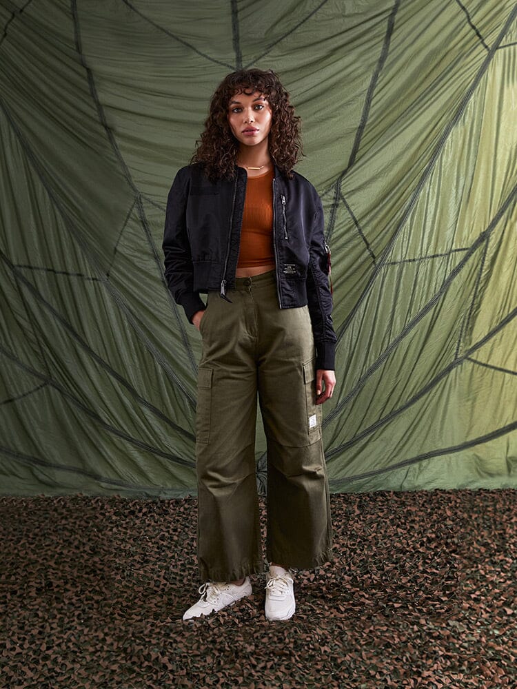 L-2B CROPPED GEN II BOMBER JACKET WOMENS - Image 13