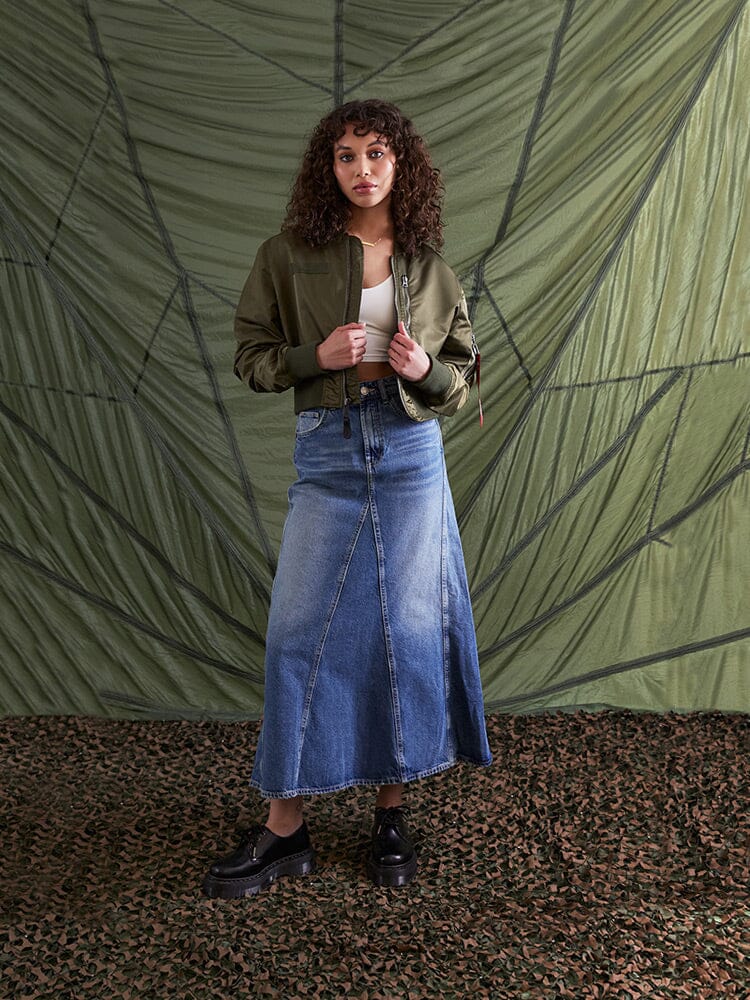 L-2B CROPPED GEN II BOMBER JACKET WOMENS - Image 19