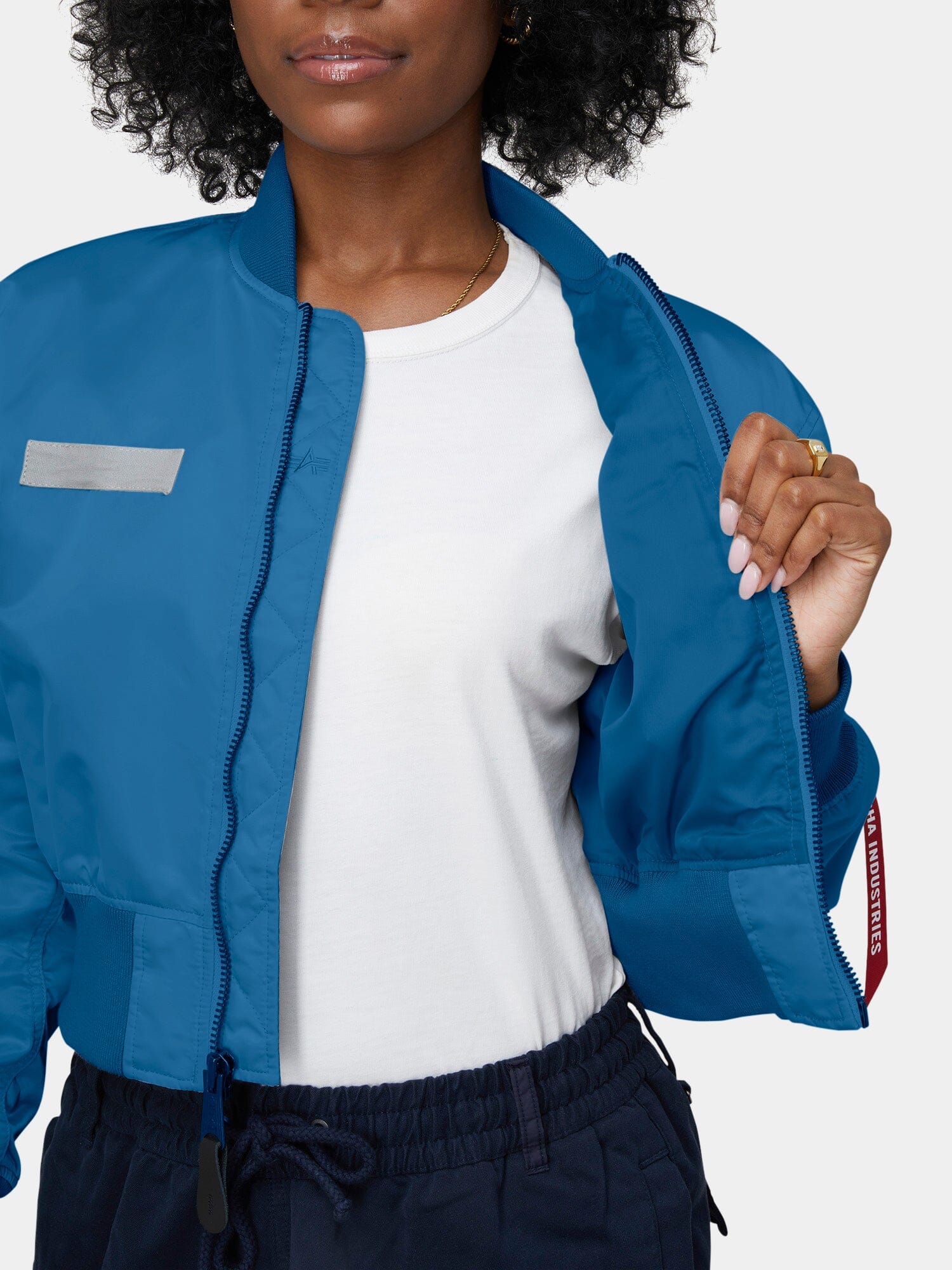 L-2B CROPPED GEN II BOMBER JACKET WOMENS - Image 3